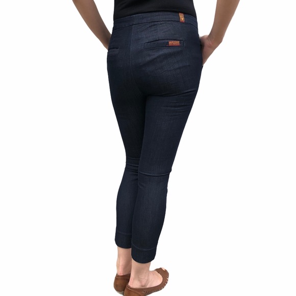 7 For All Mankind- Cropped Skinny Jeans - Picture 2 of 9